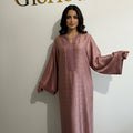 Caftan rose chaud Saphir