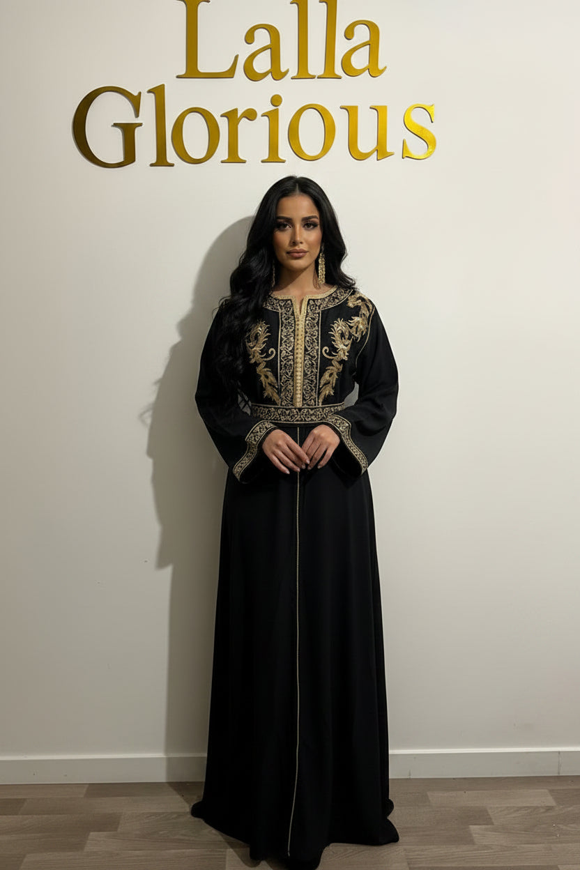 Caftan noir Tajj