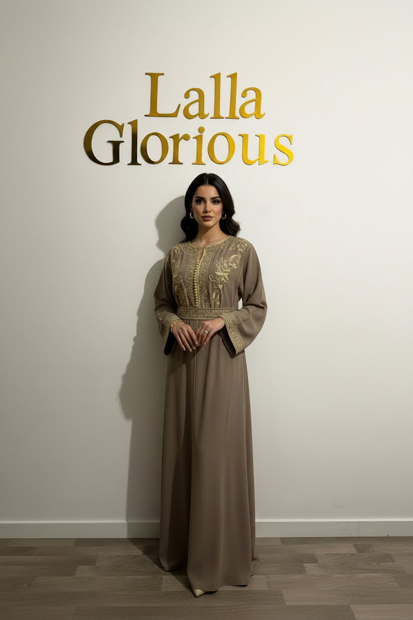 Caftan beige Tajj